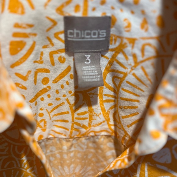 18. WOMENS CHICO’S 3/XL DETAIL TOP - Picture 2 of 5